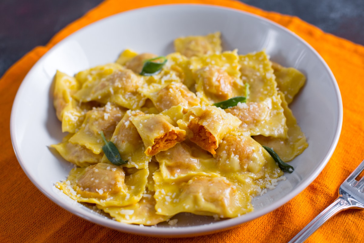 Pumpkin tortelli