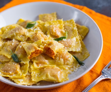 Pumpkin tortelli