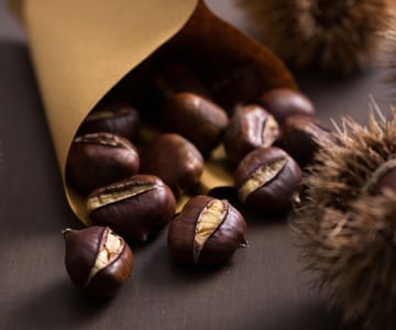 Air fryer roasted chestnuts