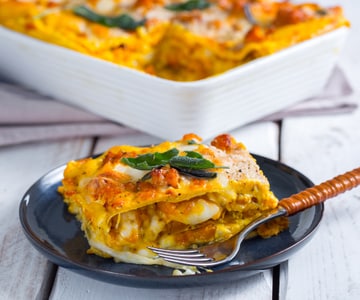 Pumpkin lasagna