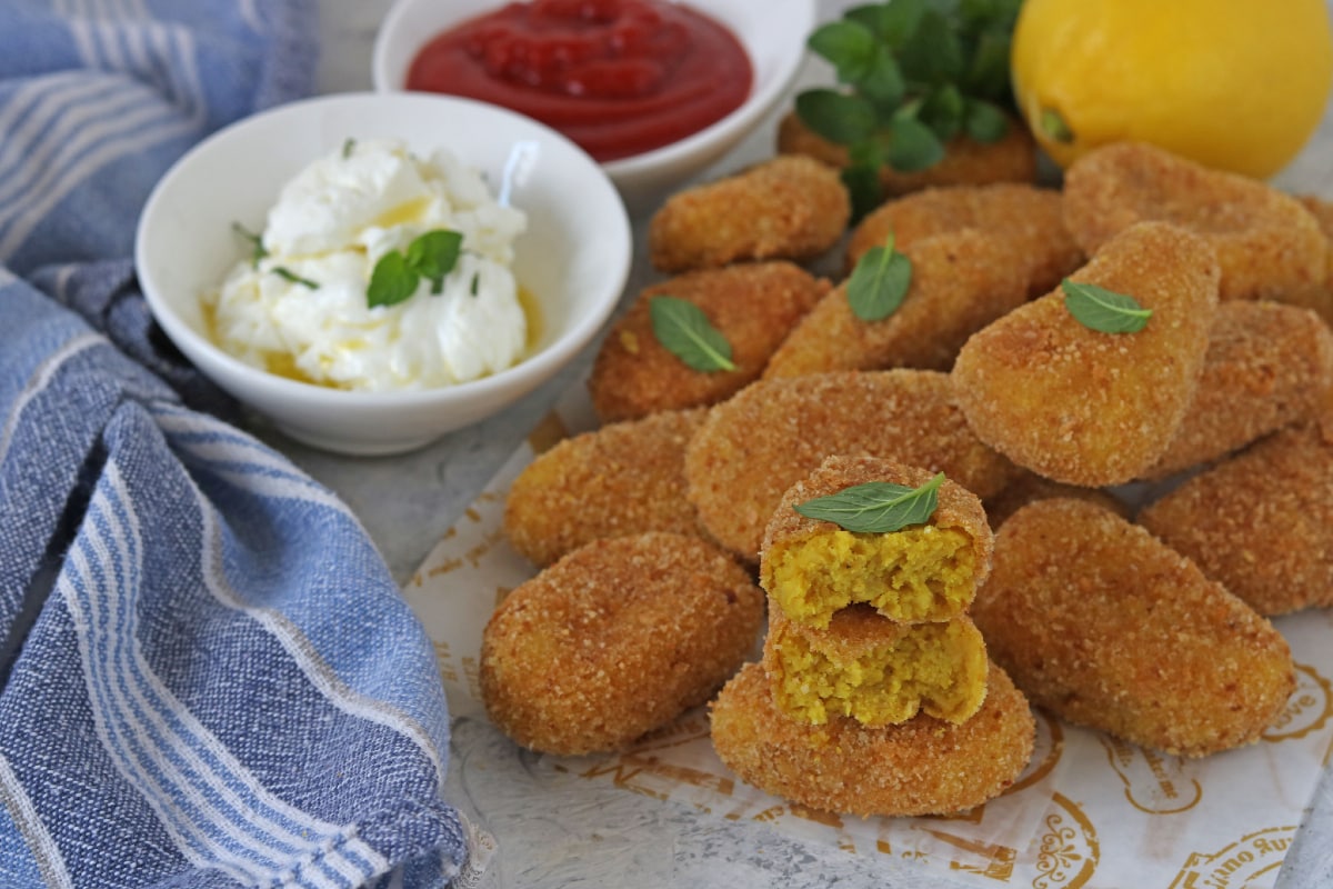 Chickpea nuggets