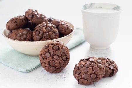 Butter-free chocolate cookies