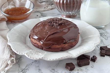 Sacher fluffy pancake