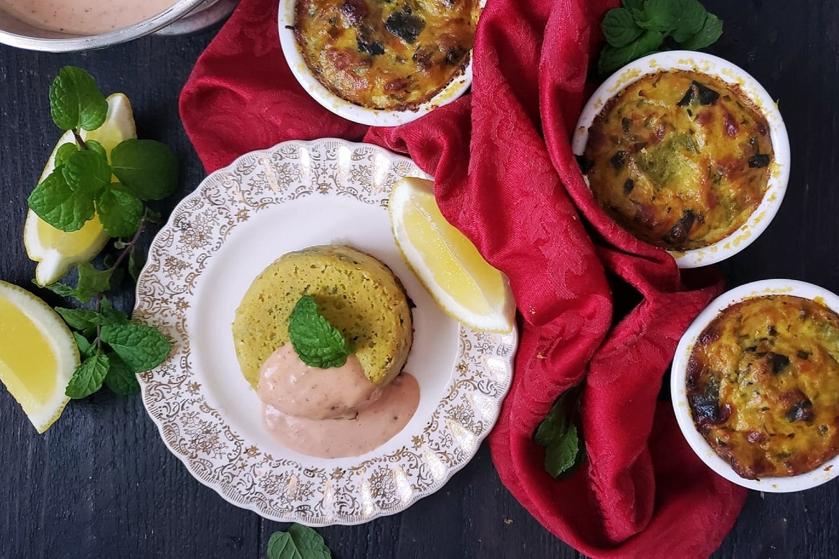 Single Serve Zucchini Flan