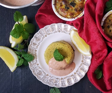 Single Serve Zucchini Flan