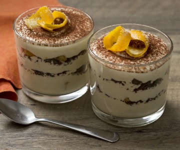 Orange tiramisu