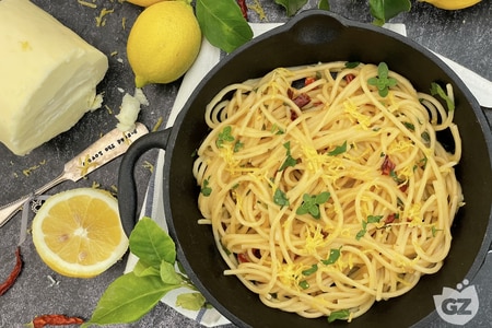 Lemon butter pasta