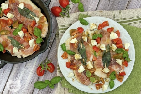 Caprese Chicken Saltimbocca