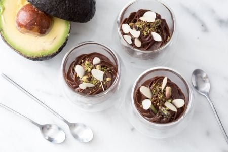 Avocado chocolate mousse