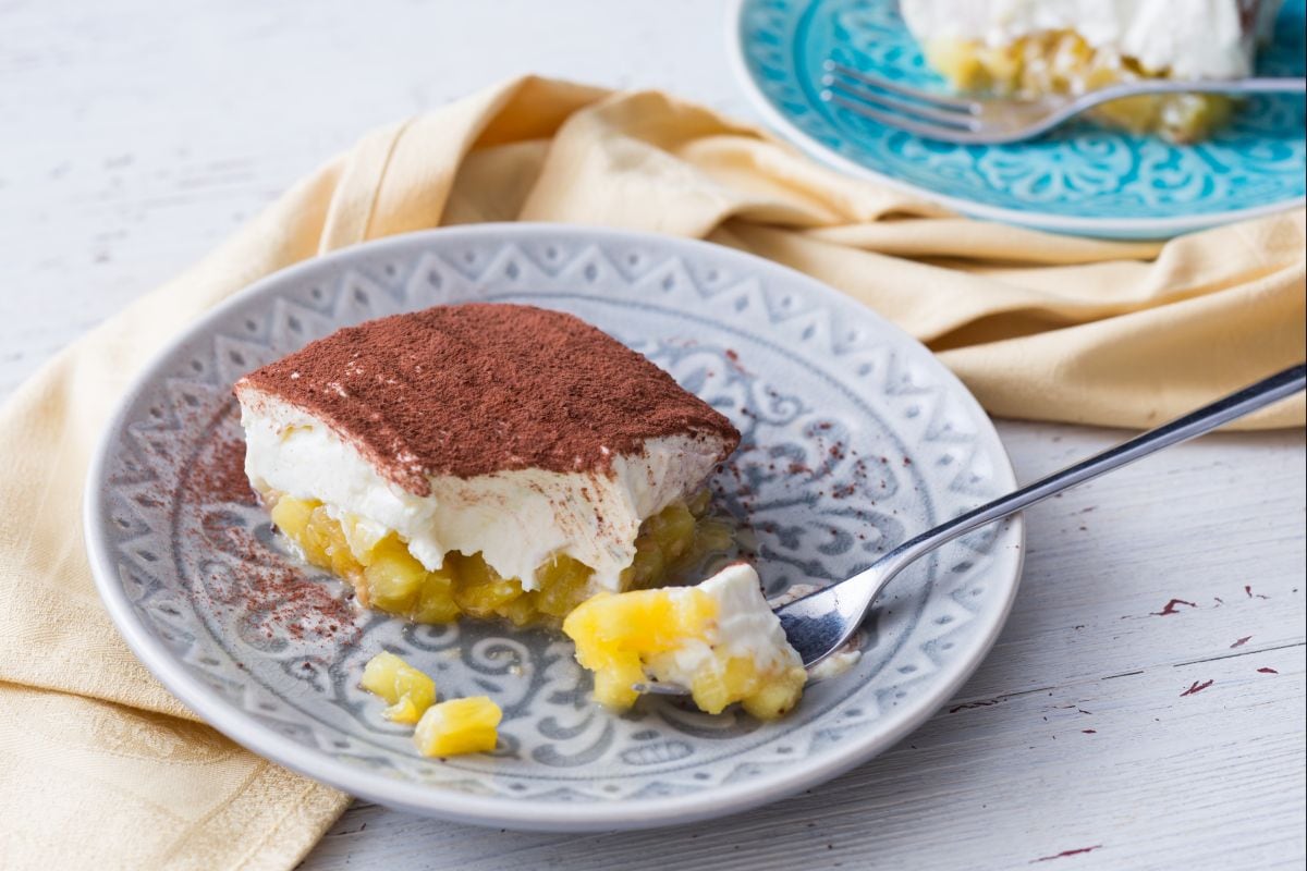 Pineapple tiramisu