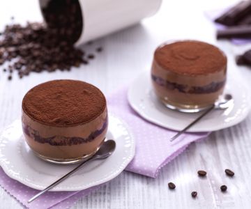 Chocolate cream tiramisu
