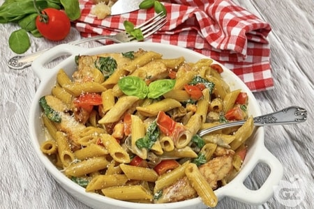 Tuscan chicken pasta