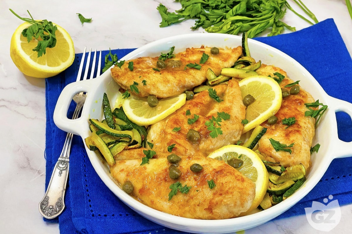 Creamy chicken piccata