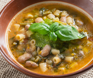 Genoese-style minestrone soup
