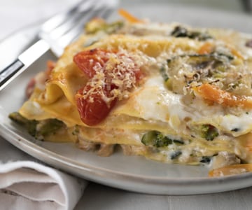 Vegetable lasagna