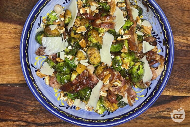 Brussels sprouts with bacon