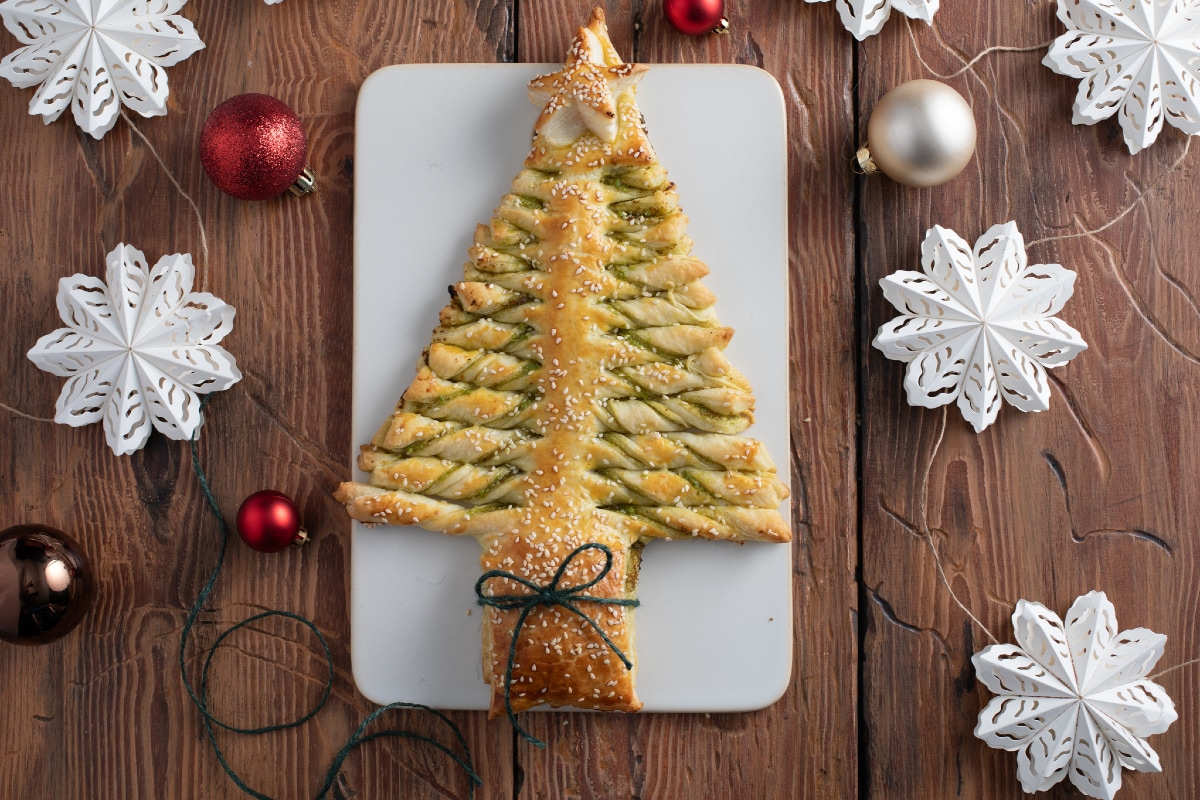 Savory Puff Pastry Christmas Tree Recipe