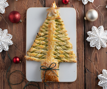 Puff Pastry Christmas Tree