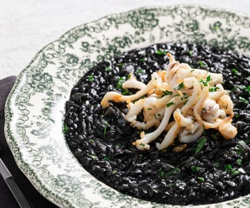 Squid Ink Risotto