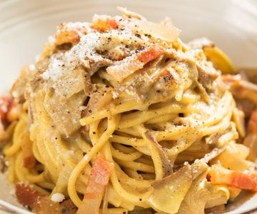 Artichoke Carbonara