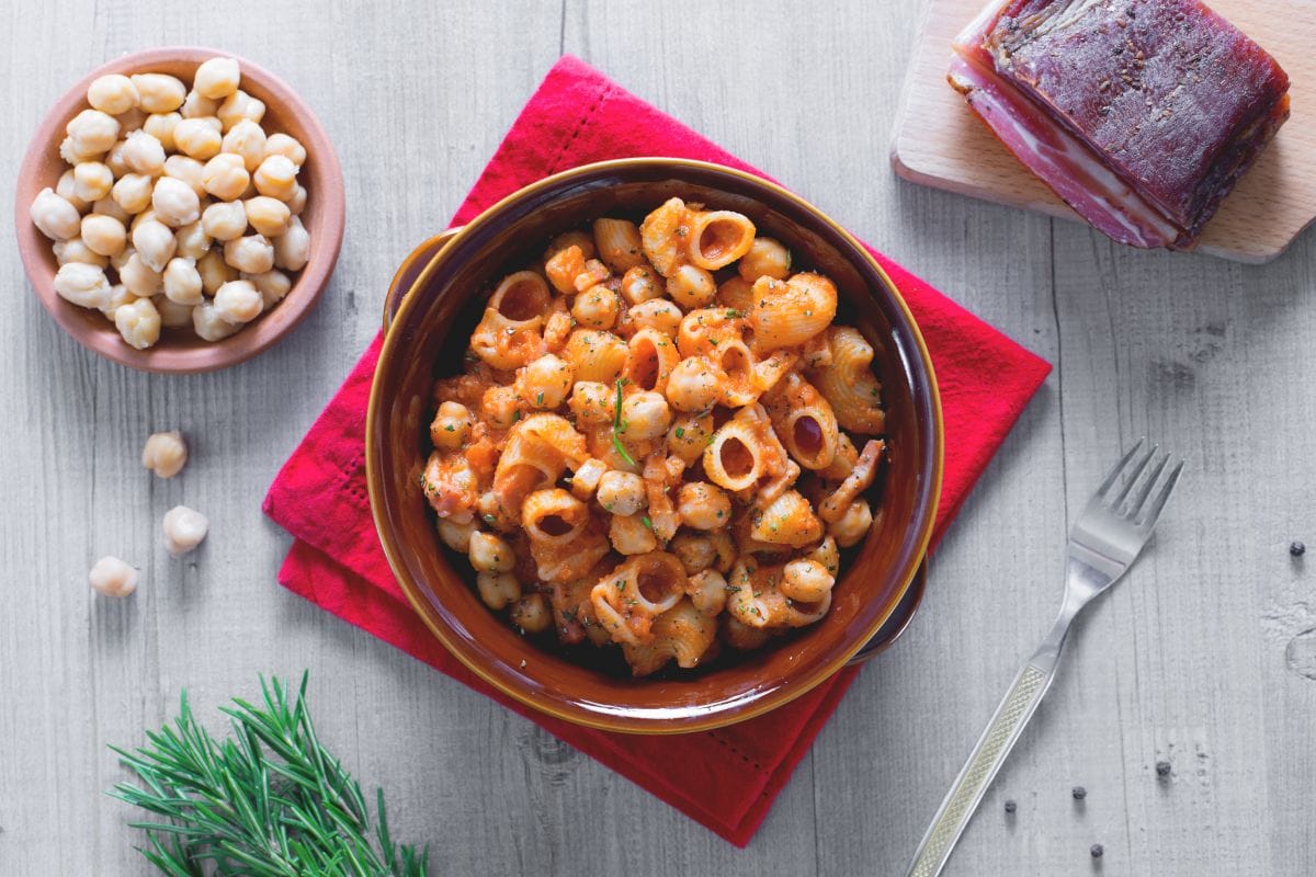 Pasta and Chickpeas