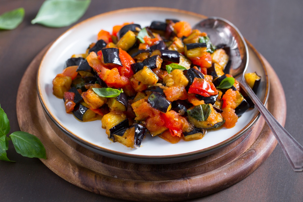 Eggplant mushroom-style (melanzane a funghetto)