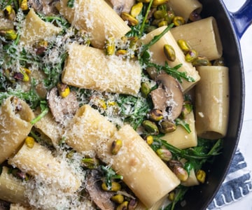 Paccheri Pasta with Marsala Mushrooms