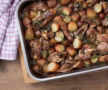 Roasted Lamb and Potatoes