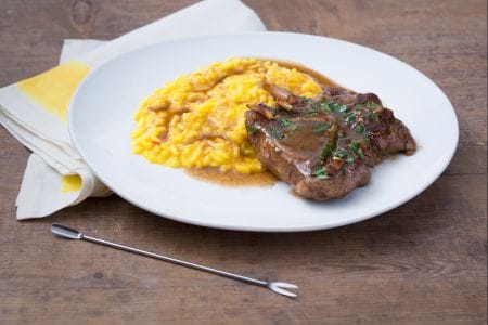 Ossobuco alla Milanese with Yellow Risotto