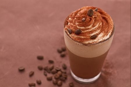 Cappuccino frappe (energy-boosting frappe)