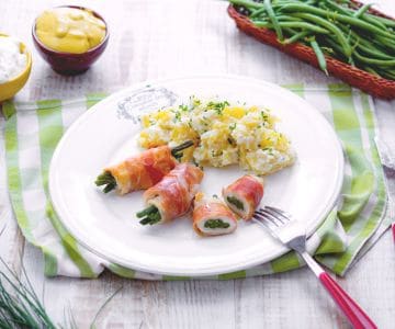 Chicken and Green Bean Rolls