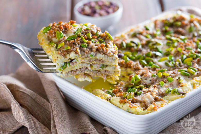 Pistachio Lasagna