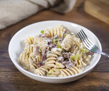 Robiola and Speck Pasta