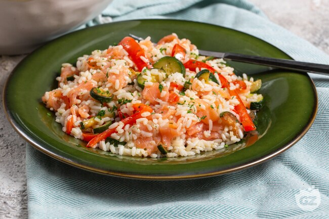 Grilled Salmon Salad (Insalata di Salmone)