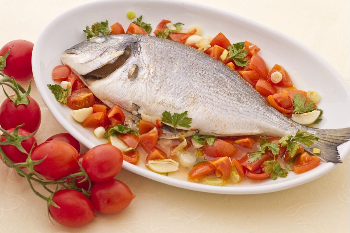 Sea Bream in Crazy Water (Orata all'Acqua Pazza)