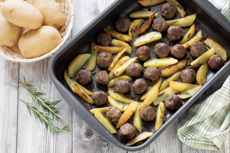 Meatballs and Potatoes