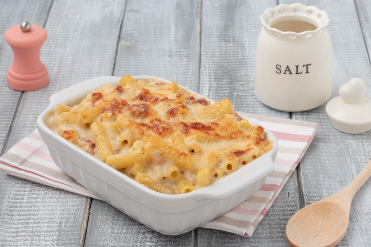 Gluten-free baked pasta