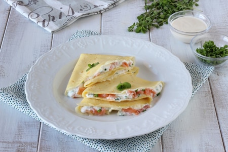 Salmon Crepes