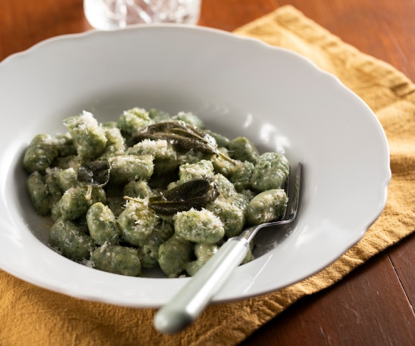 Ricotta and spinach gnocchi