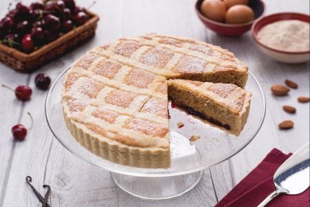 Spelt and Cherry Tart