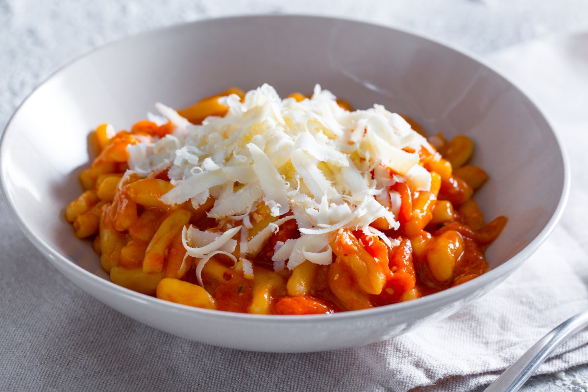 Potato Cavatelli with Cherry Tomatoes and Ricotta