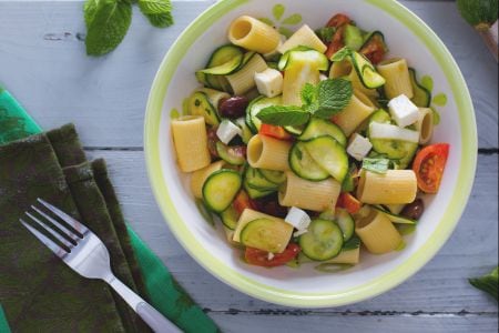 Cold Pasta with Zucchini