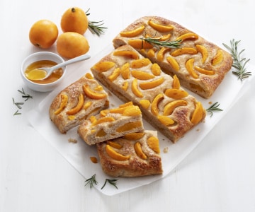Flatbread with Loquats and Rosemary