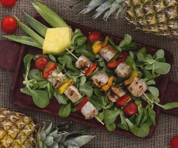 Marinated Pineapple Skewers