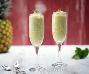 Pineapple and Mint Sorbet