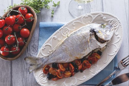 Sea bream Mediterranean style