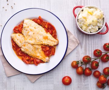 Stewed Sea Bream with Potato Side Dish