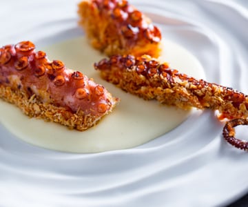 Grilled Octopus on Potato Cream