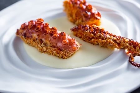 Grilled Octopus on Potato Cream