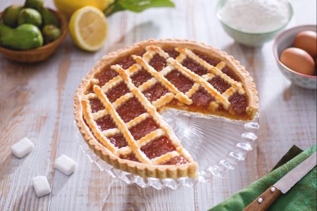 Tart with fig jam